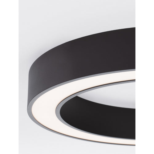 Nova Luce MORBIDO Morvido Geïntegreerde LED Plafondlamp (Semi-Fut) Zandzwart Dimbaar LED 48W 3730lm 2700-4000K Kleurtemperatuur Afstandsbediening