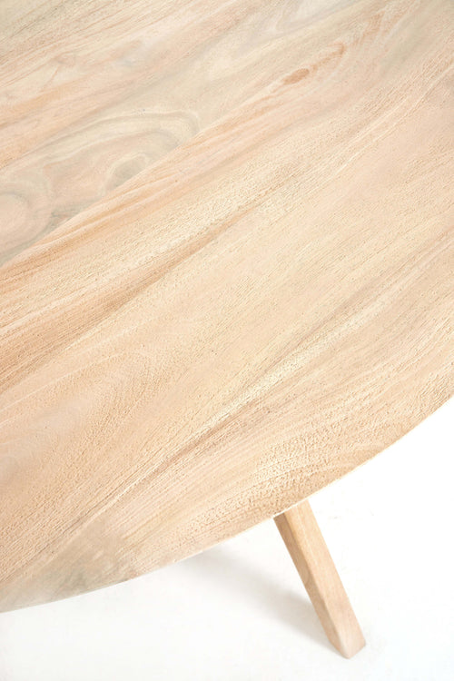 Light & Living eettafel QUENZA - Ø120x76cm - bruin