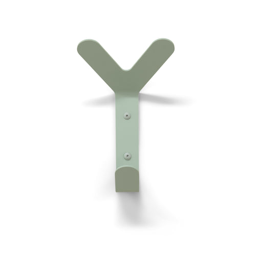 Spinder Design kapstok Frondo Haak - Dusty Green - 3 haken