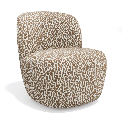 Premium Interiors - Draaistoel COMI - stof met patroon  mol 65cm