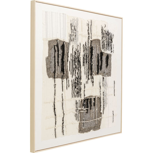 Kare Design Schilderij Cucito 123x123cm - vtwonen shop