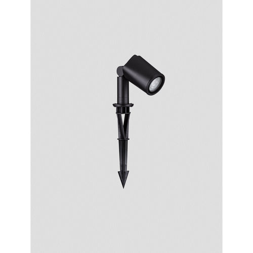 Nova Luce SPY 19 cm buitensteker met zandkleurige zwarte GU10 fitting, 1x10W, IP65