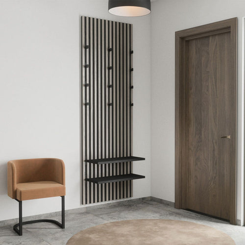 Nest living Alvar metalen schoenenplank zwart - 67,3 x 30cm - vtwonen shop