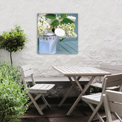 Art for the Home Buitencanvas - Gieter Bloemen - 50x50cm