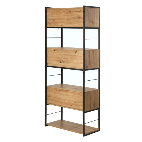 Calicosy - Boekenrek LENNY - licht hout 80x40x196,5 cm