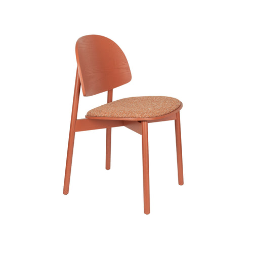 Zuiver Sunrise Eetkamerstoelen Hout Rood - Set van 2