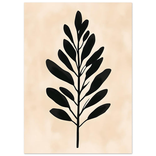 Artfulprints  Boho – Bold leaf   poster 50x70 cm - vtwonen shop