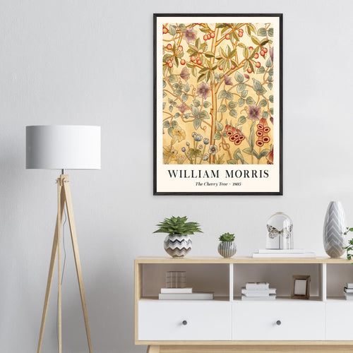 Artfulprints Poster William Morris - The cherry tree 1895 II   - 70x100 cm - Meerkleurig
