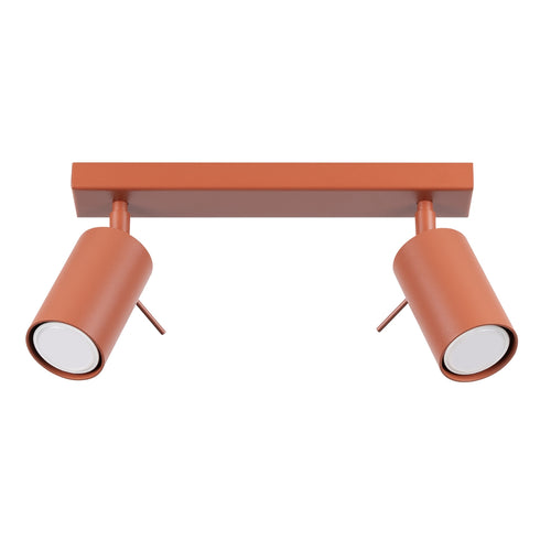 Sollux Lighting Plafondlamp RING 2 rood ochra - 30x6x17cm
