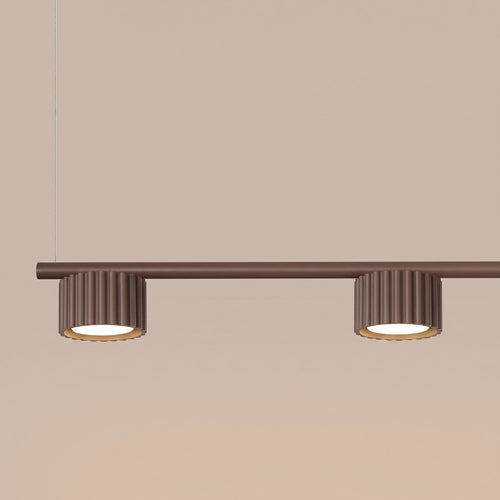 Sollux Lighting Kroonluchter AURA 4 bruin Gx53 - 122x10x208cm