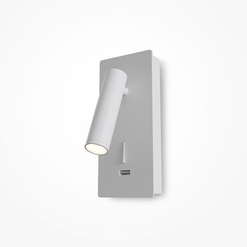 Maytoni wandlamp Mirax - Wit - 7x6.5x18.6 cm