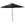 Lotus parasol - Ø300 cm - carbon black - ecru