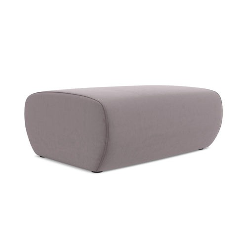 LaMiaSofa Poef Palermo - velours - lavendel - 100x70x39