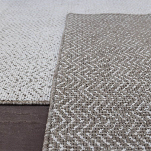 Eva Interior Buitenkleed Dahl bruin/grijs dubbelzijdig