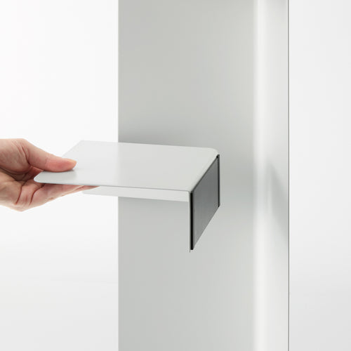 Yamazaki Tower Toiletrolhouder op wielen smal - Wit - vtwonen shop