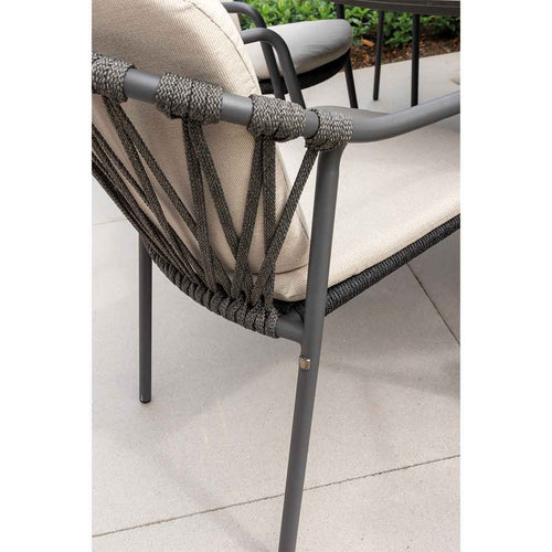 Taste by 4 Seasons bistro tuinset Manitoba - tuintafel Manolo 75x75 cm 3-delig - vtwonen shop