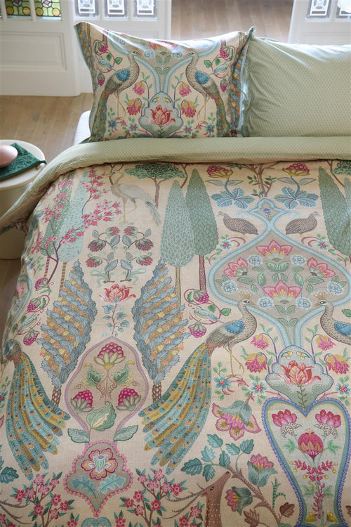 Pip Studio dekbedovertrek Pavoni - 140x200/220 cm - gebroken wit - vtwonen shop