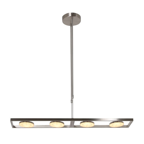 Steinhauer hanglamp Soleil - 4 lichts - 120x 122 cm - mat chroom - vtwonen shop