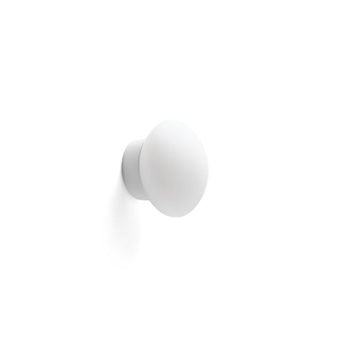 Faro Nubo 12cm Globe Wandlampen Mat Wit, Opaal IP44 2700K