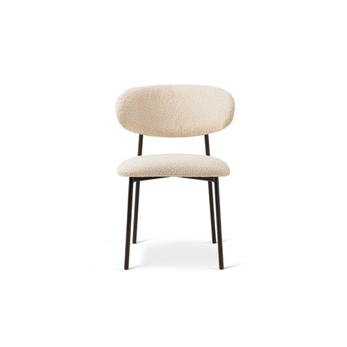 Set van 2 stoelen met gesp Nina boucle beige - 52x55x78cm