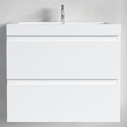 LOMAZOO badkamermeubel Monaco - zwevend - glanzend wit - 60 cm