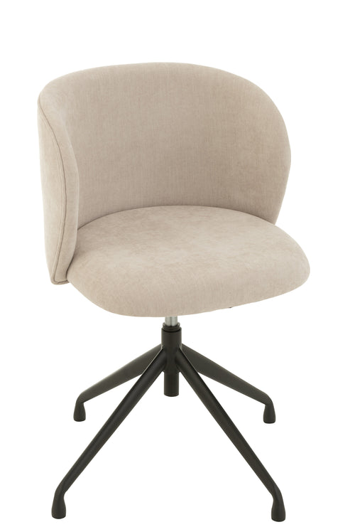 J-Line stoel Turn/Up/Down - textiel - beige