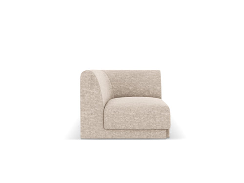 Micadoni Hoekmodule Miley chenille beige - 90x90x70cm