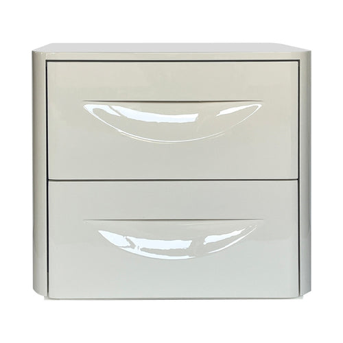 DÉJA Living Nachtkastje Setra - Glossy Crème - 58x41x51cm