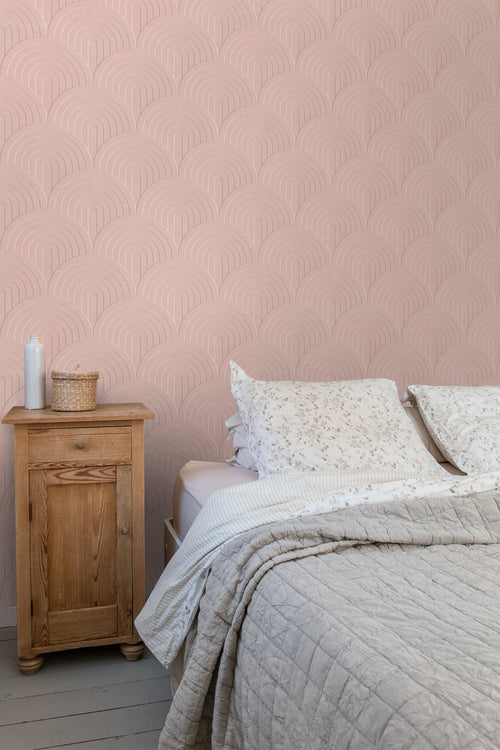 ESTAhome behang 3D-motief roze - 50 x 900 cm - 131108 - vtwonen shop