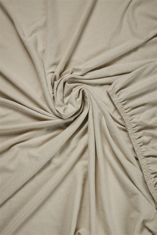 Beddinghouse - Jersey - Split-topper - Hoeslaken - 160x220 cm - Zand