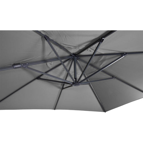 Lesli Living push-up parasol VirgoFlex - grijs - 300x300cm