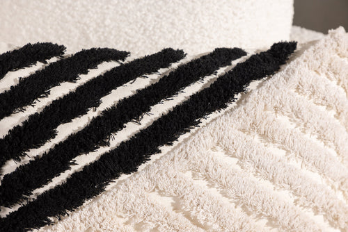 Rebellenclub Kussen Napa - Zwart/Wit - vtwonen shop