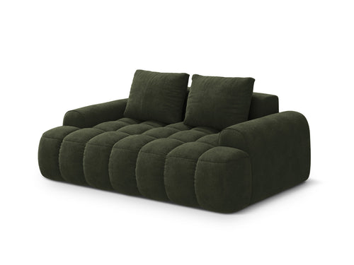 Cosmopolitan Design Bank Linz 2-zits, flueel groente - 100x175x84cm