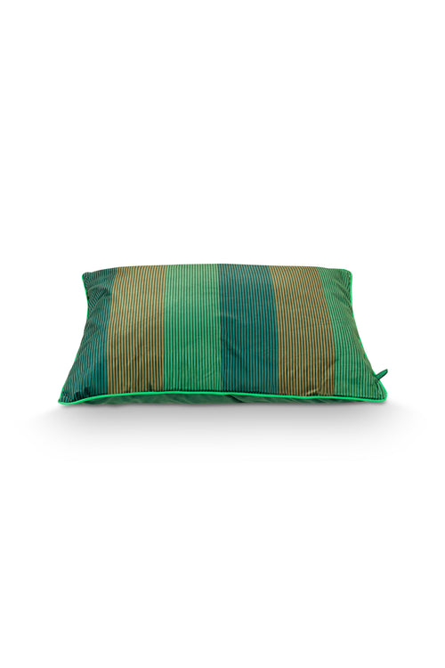 Pip Studio Sierkussen Multi Stripe - Groen - 50x70cm