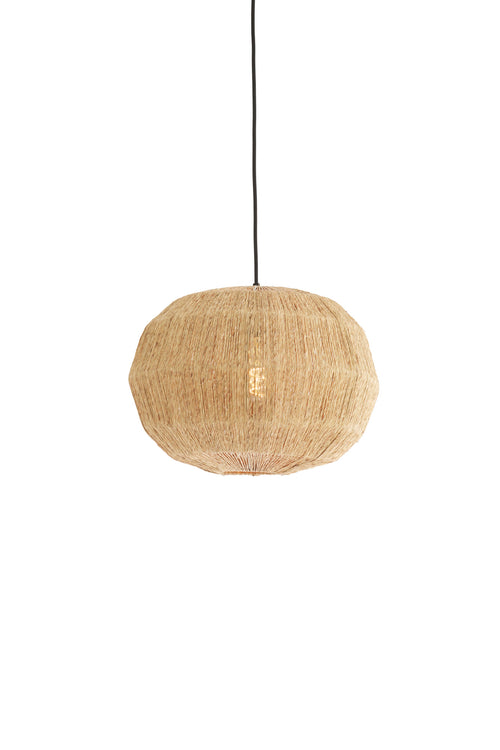 Light & Living hanglamp JUNNA - bruin - Ø40x40cm