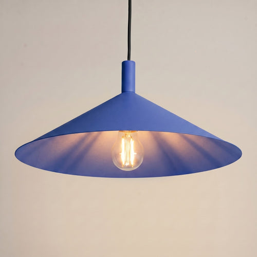 Sollux Lighting Hanglamp NOX 40 ultramarijn - 40x40x135cm