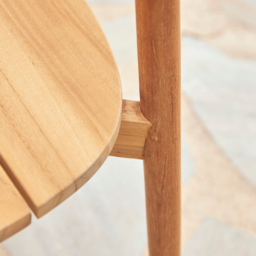 Tikamoon Tuinstoel van massief teakhout - Naturel - vtwonen shop