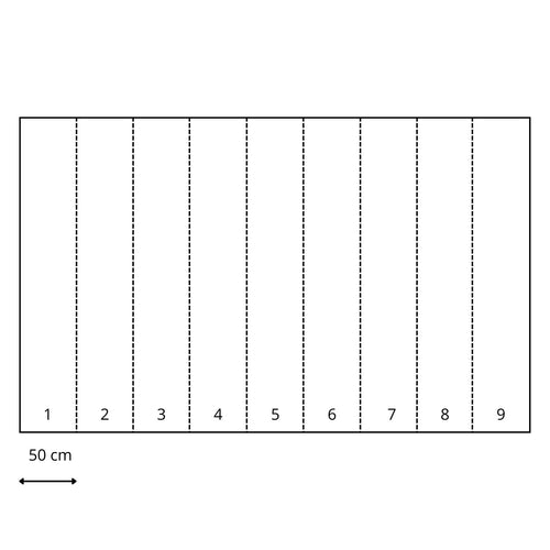 Sanders & Sanders fotobehang strand groen en blauw - 450 x 280 cm - 612704
