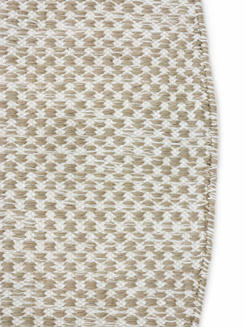 Vloerkleed MOMO Rugs Vaasa Camel White Rond 200 rond