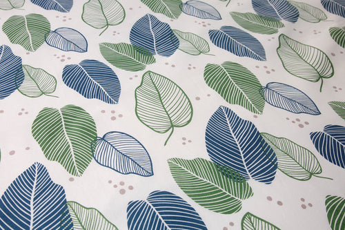 Katoenen Dekbedovertrek - Graphic Leaves