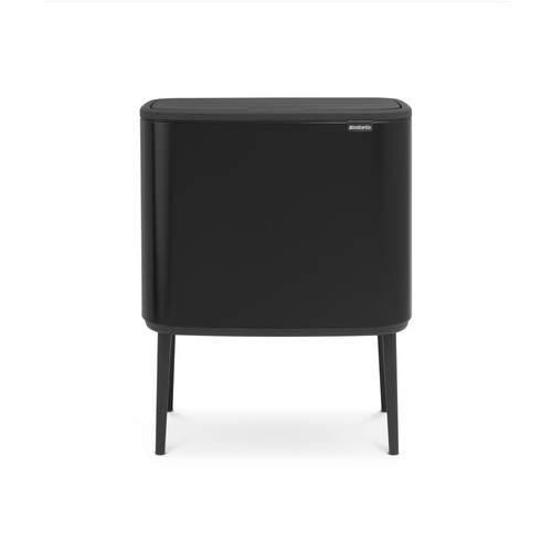 Brabantia Bo Touch Bin, met 2 binnenemmers, 11 + 23 liter - Matt Black