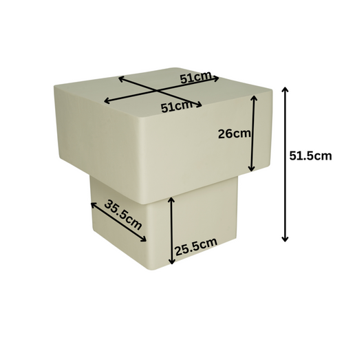 Starfurn  salontafel Mabel - wit - 90x90x38cm - vtwonen shop
