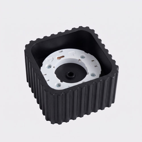Sollux Lighting Plafondlamp RIFF 1 zwart Gx53 - 10x10x6cm