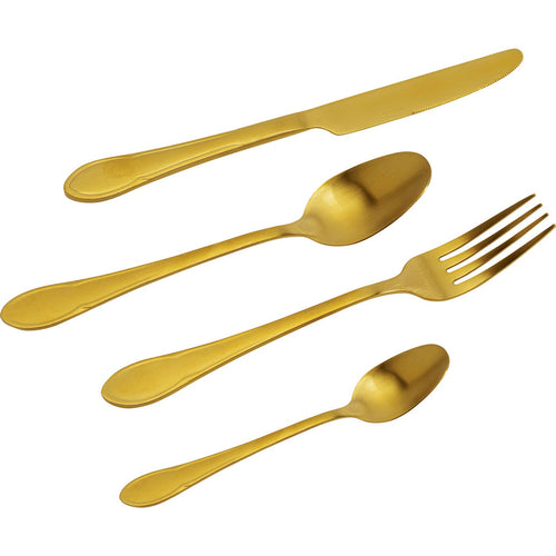 Kare Design Bestek Cucina goud (16-part)