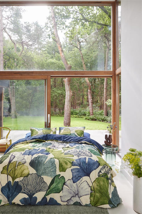 Beddinghouse dekbedovertrek Sue - 260x200/220 cm - blauw groen - vtwonen shop