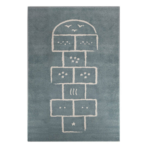 AFK Living vloerkleed Marelle - voor kinderen - blauw - 80 x 150 cm