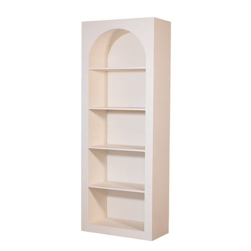Giga Meubel Vakkenkast Fiene - MDF/Beton Ciré - Beige - 80x38x210cm