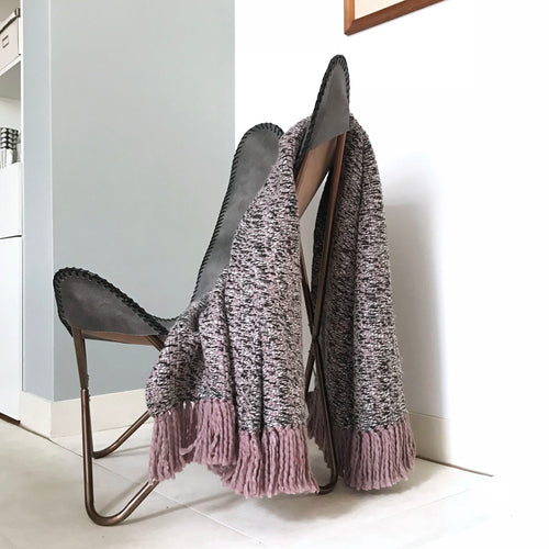 Malagoon plaid Mauve - lila melee - 125x150cm