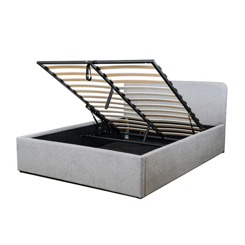Calicosy - YSÉE Bed met opbergruimte - Grijs - 150x205x88 cm