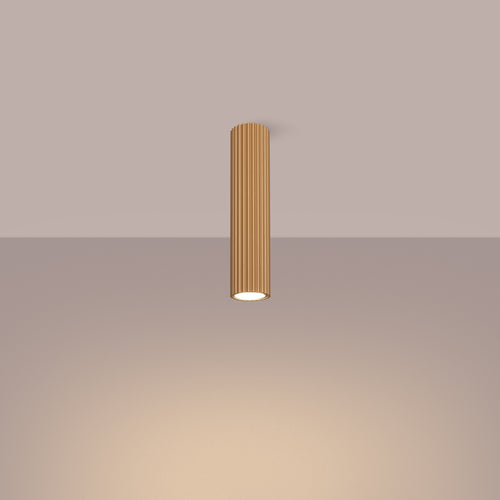 Sollux Lighting Plafondlamp KARBON 30 goud - 6,5x6,5x30cm
